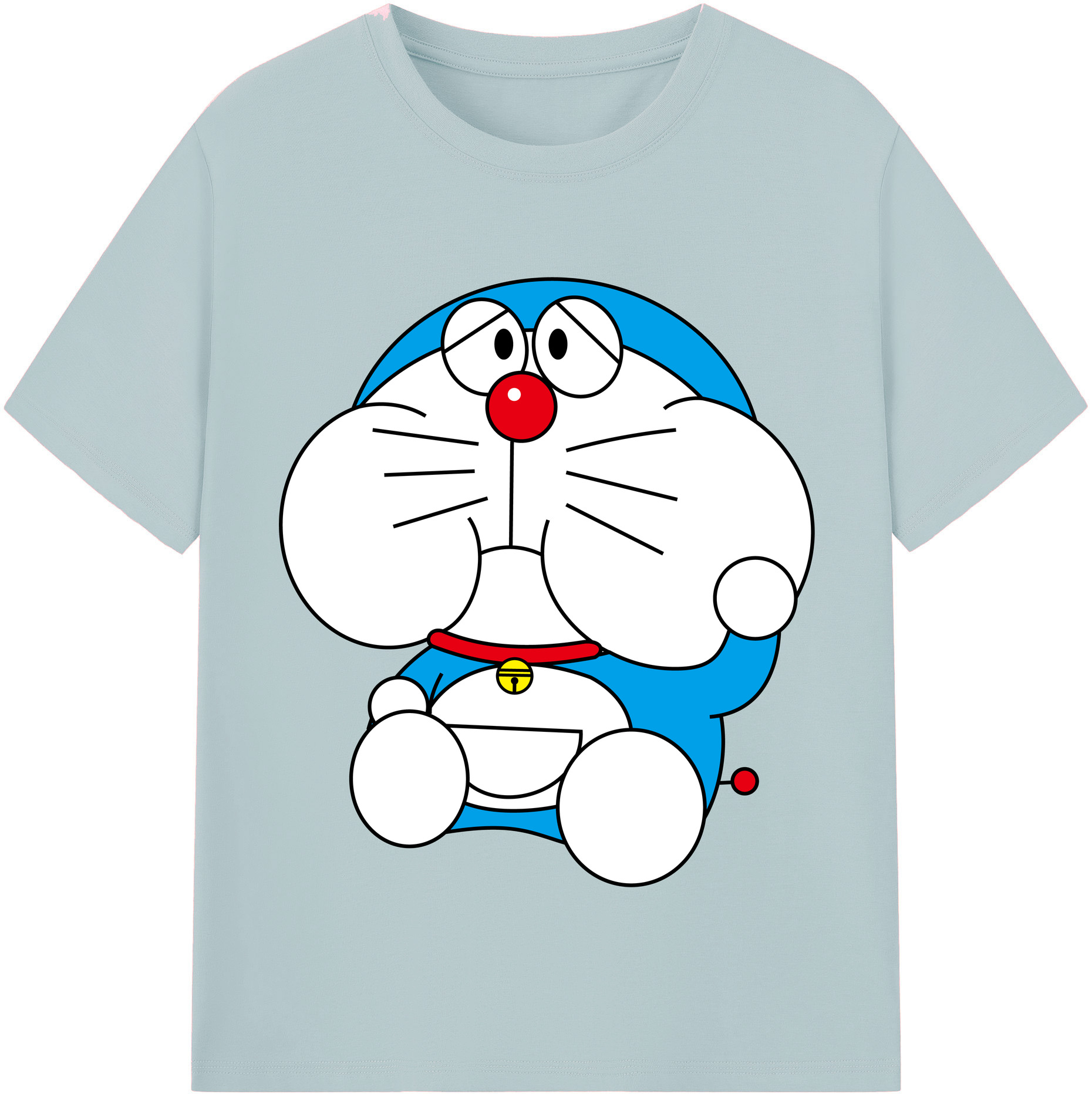 （画像用） ドラえもん Doraemon 綿100％半袖Tシャツ（フロントプリント）